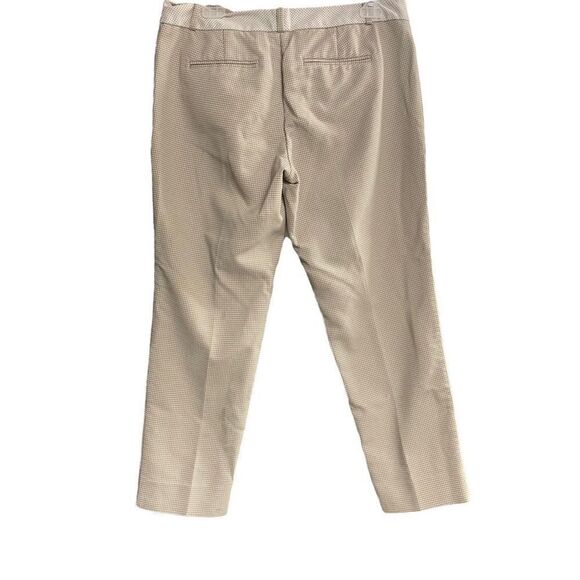 THE LIMITED Women’s Tan & White Cropped Pants Size 10 Inseam 25” - Picture 3 of 11